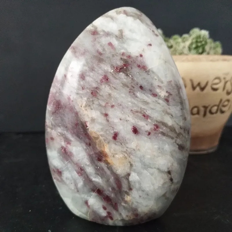 Натуральный камень цветение сливы турмалиновый стол дисплей украшение для дома