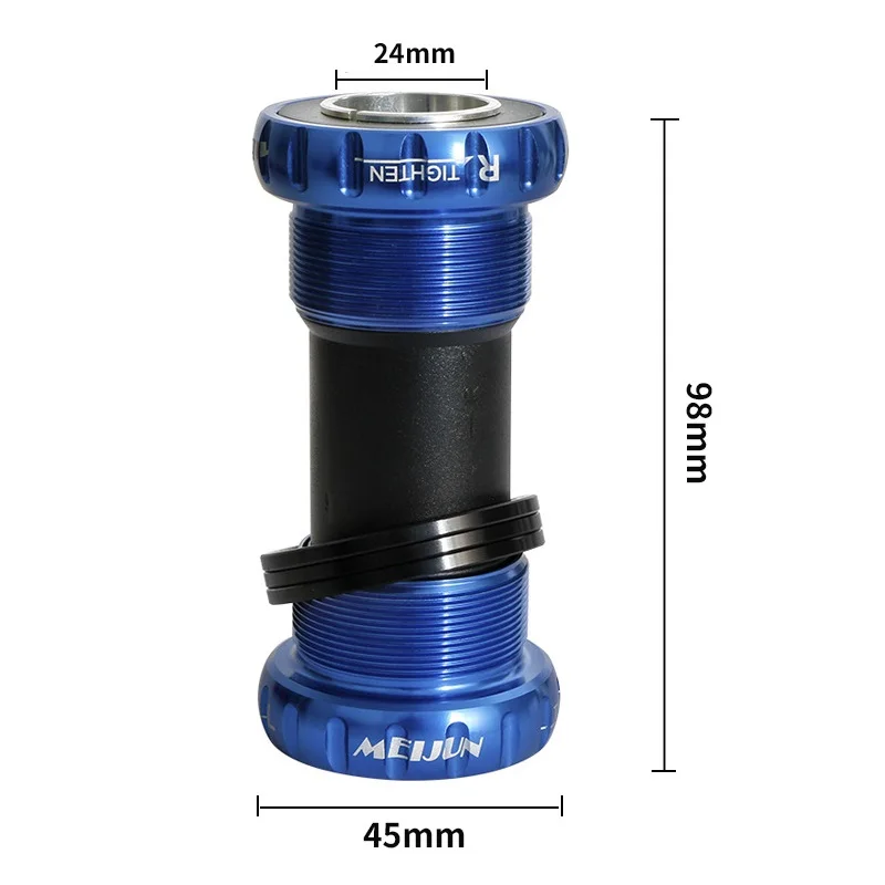 Нижний Кронштейн для горного велосипеда MEIJUN 68/73 мм подшипники с резьбовым
