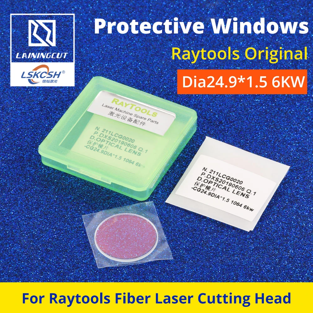 LSKCSH Raytools оригинальные защитные стекла 27,9*4,1 мм QBH защитные линзы 24,9*1,5 мм 6 кВт для Raytools Bodor волокно BT240S BM109