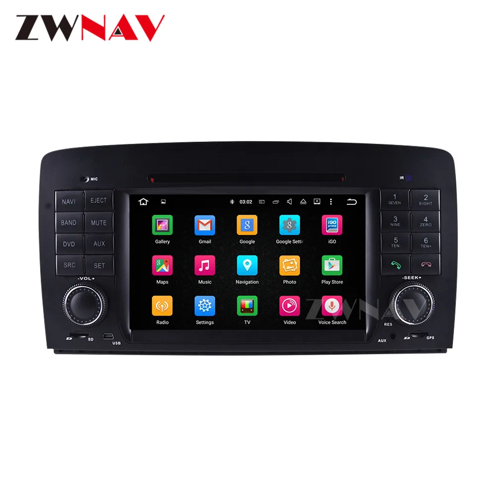 Android 9 screen Car Multimedia Player For Benz R W251 2006 2007 2008 2009 2010 2011 2012 GPS Navi Audio Radio stereo head unit |
