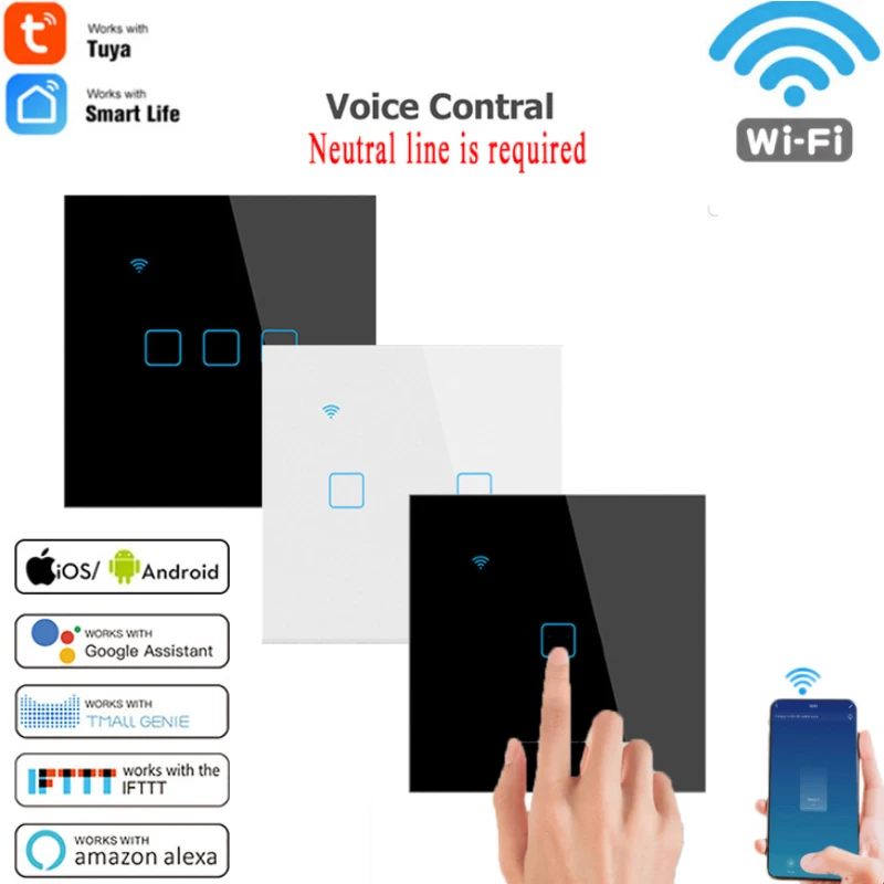 

Умный высветильник ель настенный сенсорный с поддержкой Wi-Fi и Bluetooth, 100-240 В
