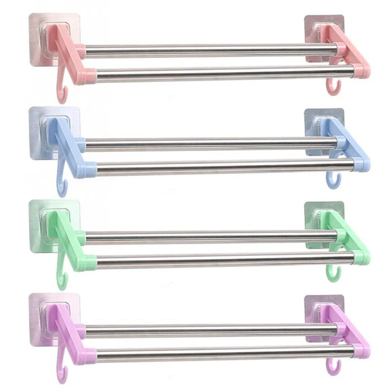 Ванная комната Кухня настенный держатель для полотенец полированная стойка из