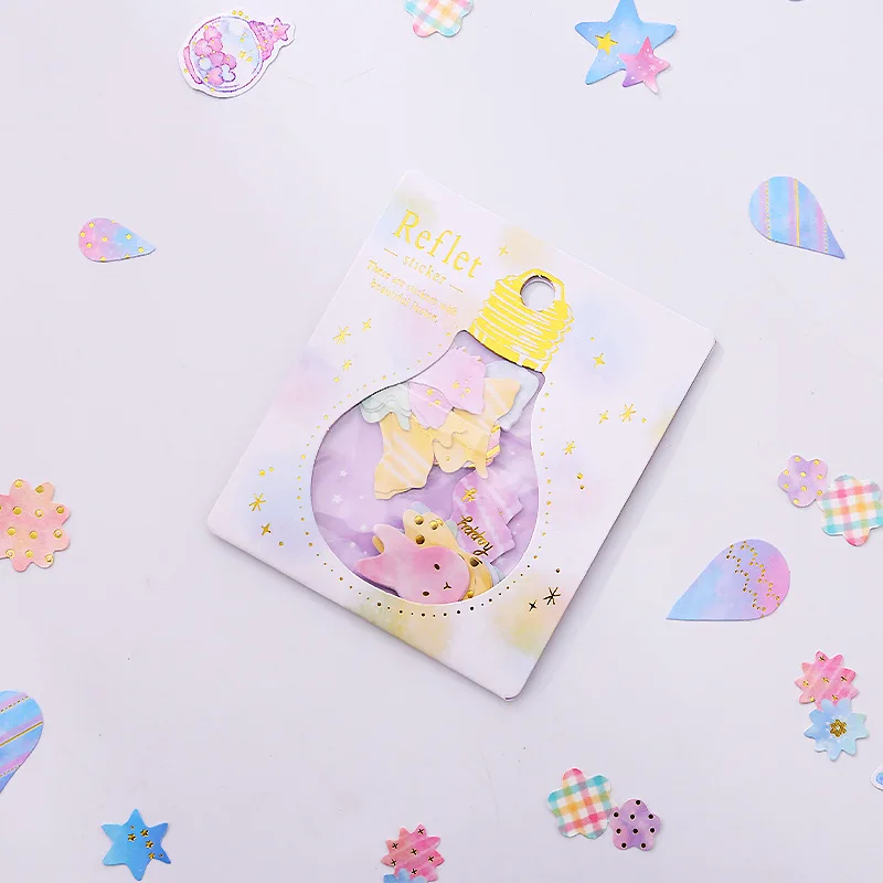 AngelHere 30 шт./лот горячая штамповка стикер Kawaii креативный цветок стикер s планировщик украшение книги DIY Материал Рождество стикер - Цвет: 5