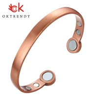 men magnetic copper bracelet healing bio therapy arthritis pain relief bangle cuff jewelry bracelets for women drop shipping
