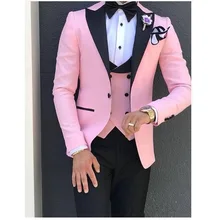 3 peças dos homens ternos para homem feito sob encomenda terno masculino do casamento do noivo fino feito sob encomenda masculino (jaqueta + calça + colete + tiebow) (4)