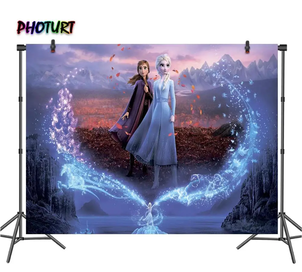 PHOTURT Frozen 2 фотографии фонов девушка день рождения фон Королева Эльза Анна