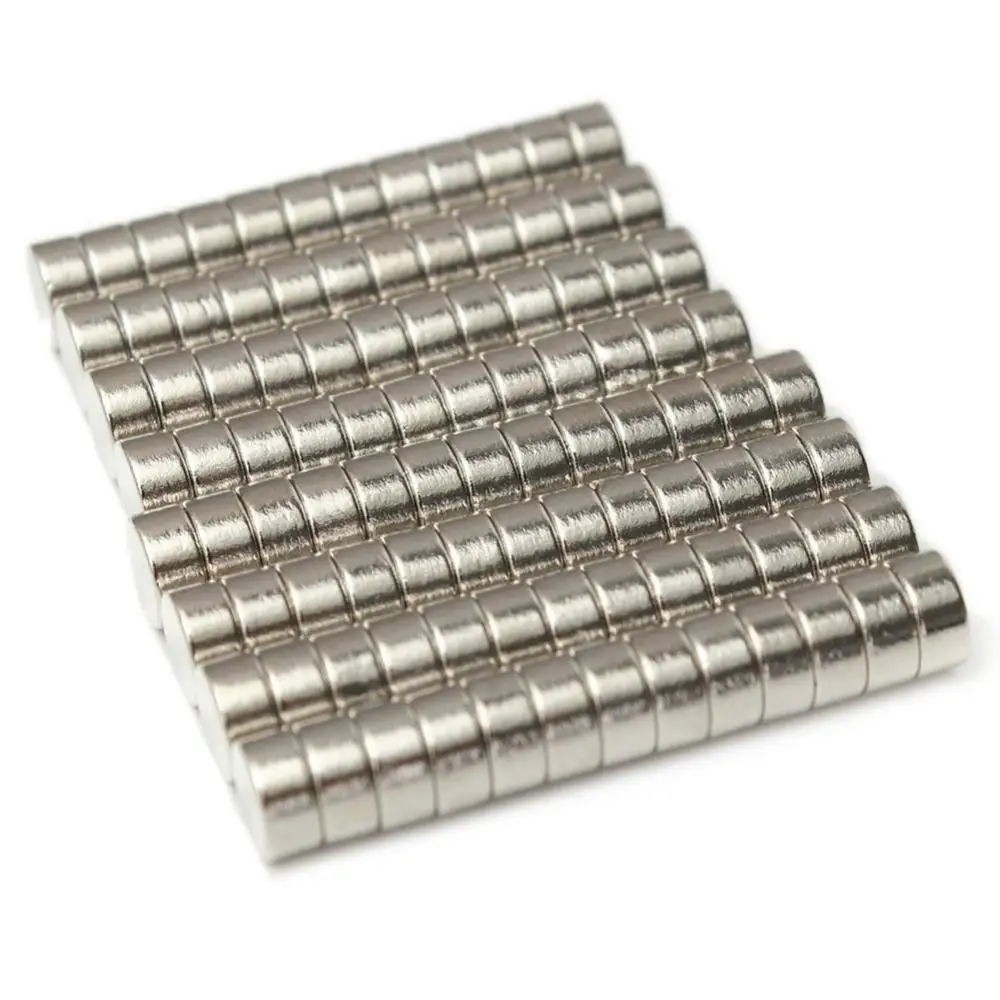 

100Pcs 6x3mm N50 Super Strong Round Disc Blocks Rare Earth Neodymium Magnets Fridge Crafts For Acoustic Field Electronics
