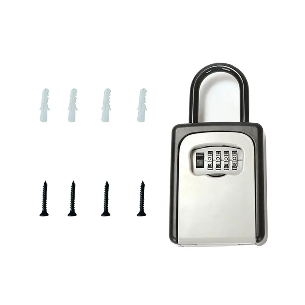 

ORIA Password Key Box Outdoor Key Safe Lock Box Decoration Key Code Box Key Storage Lock Box Wall Mounted Password Box