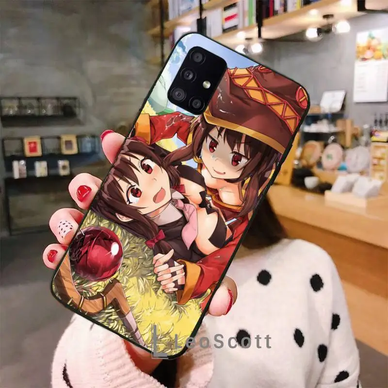 

Konosuba Megumin Phone Case For Samsung S6 S7 edge S8 S9 S10 e plus A10 A50 A70 note8 J7 2017