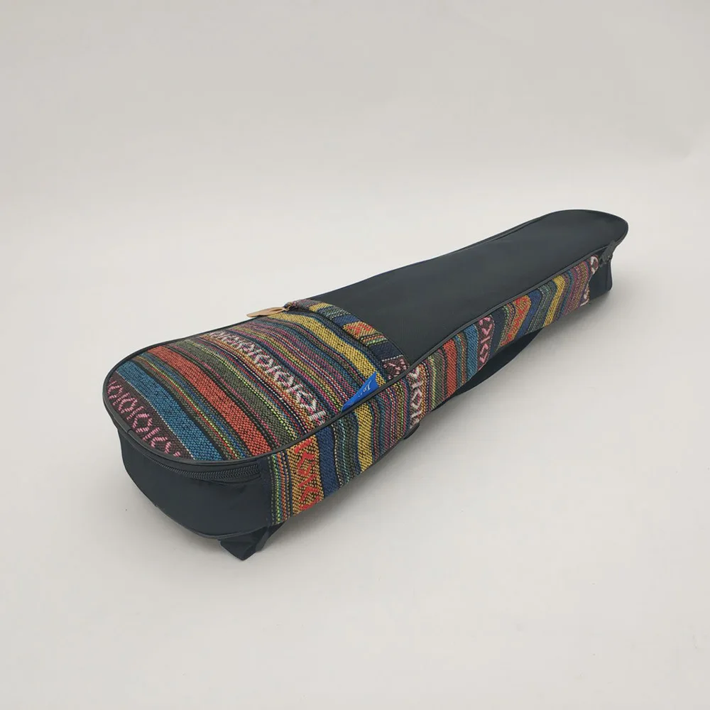 

Portable Shoulder Back Cotton Ethnic Style 21 Inch Ukulele Guitar Bag Musical Accessory