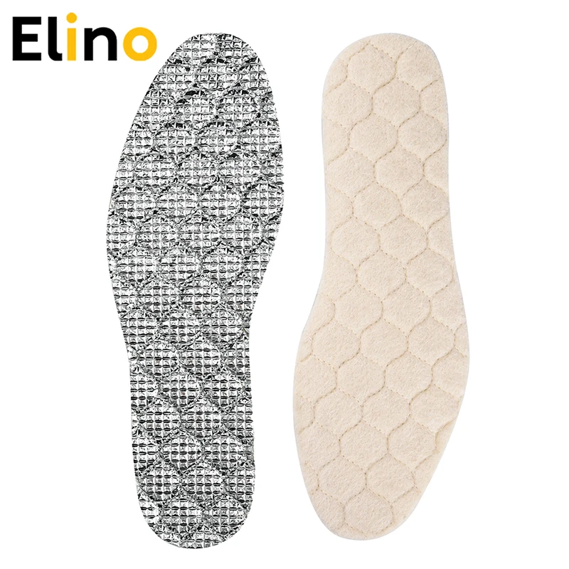 Фото Elino теплые шерстяные фетровые стельки из овечьей кожи зимние для утепления Elino теплые шерстяные фетровые стельки из овечьей кожи зимние для утепления