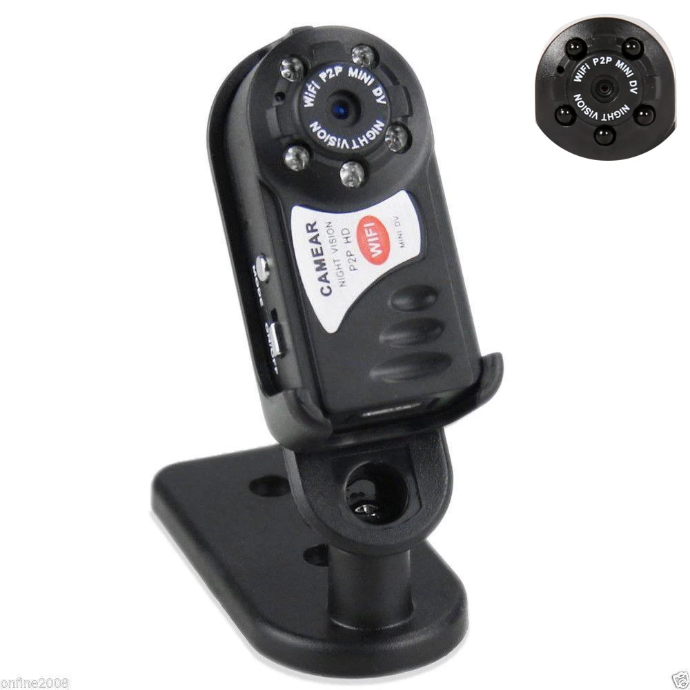 Новая мини камера Q7 480P Wifi DV DVR беспроводная IP новая видеокамера рекордер