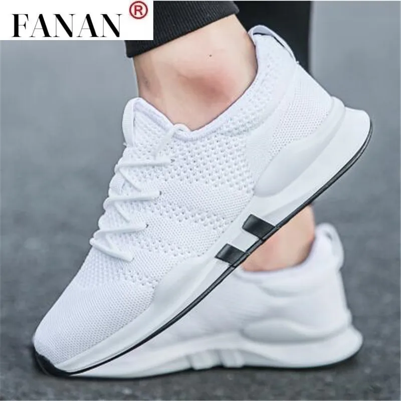 

Spring & Summer Fashion Mens Casual Shoes White Lace-Up Breathable Shoes Sneakers basket tennis Mens Trainers Zapatillas Hombre