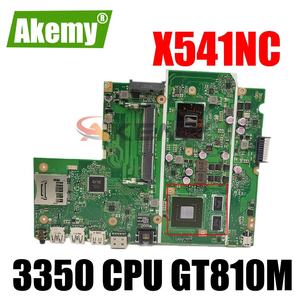 

X541NC Laptop motherboard for ASUS X541NC original mainboard Celeron N3350 CPU GT810M
