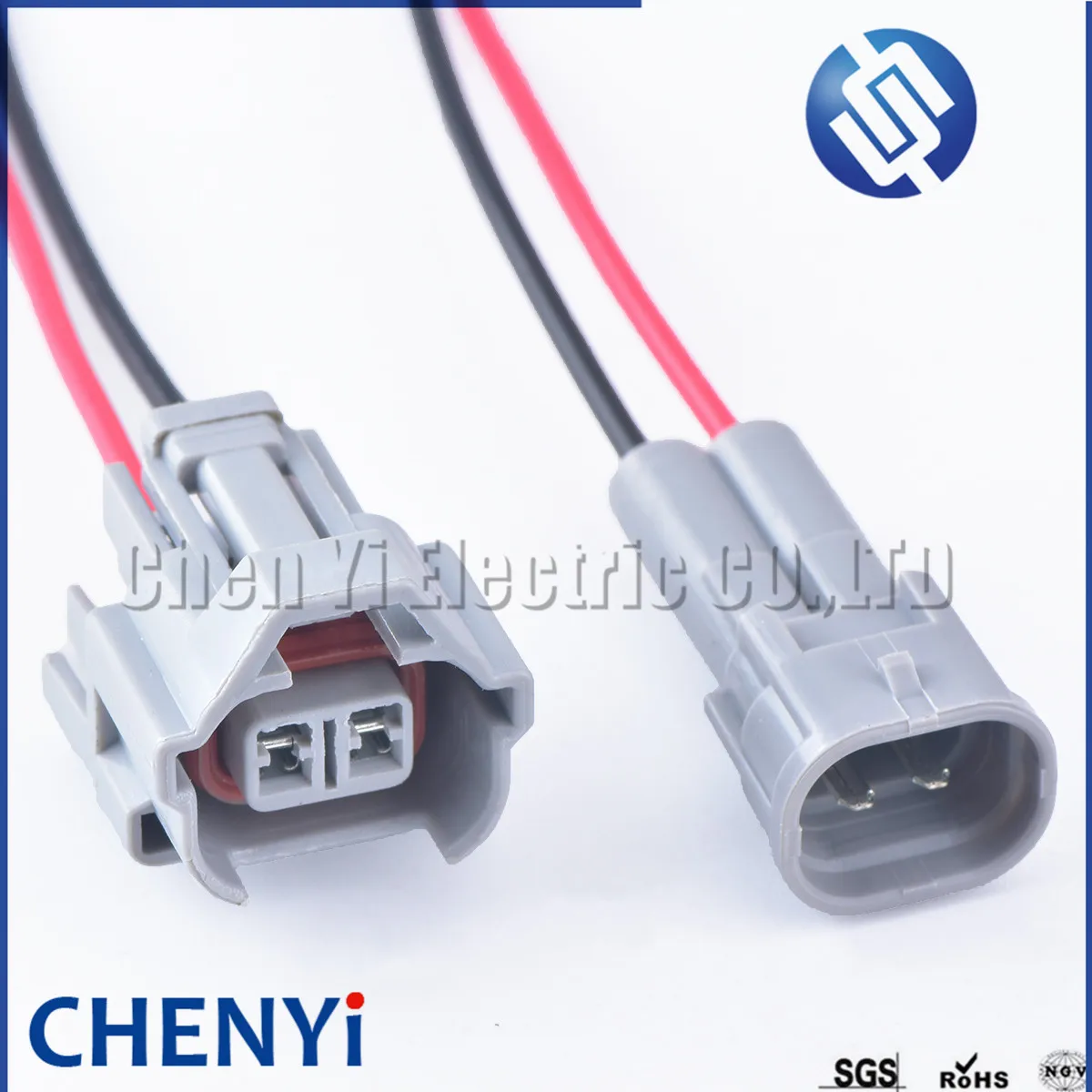2-контактные разъемы топливной форсунки вилки с кабелем отрезок для Nissan Toyota Mazda