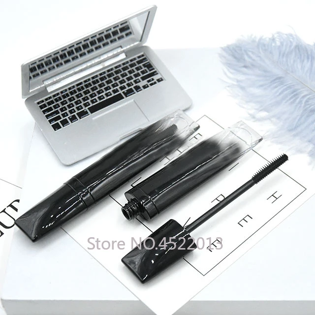 

7ML 10/30/50pcs Professional Portable Cosmetic Eyelashes Cream Container, Beauty Makeup Tool, Plastic Black DIY Mascara Tube