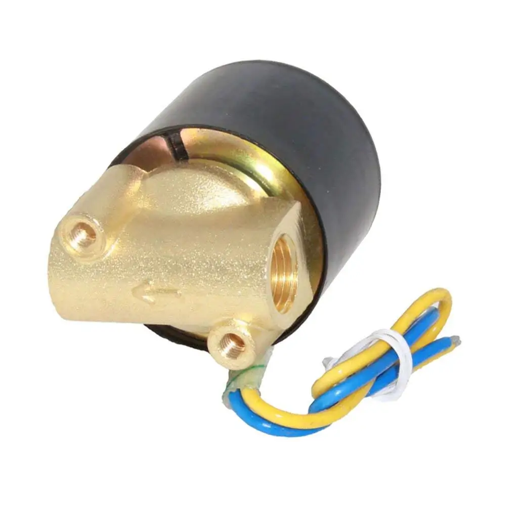 

New DC 12V 1/4 Inch Electric Solenoid Valve High Quality Brass electric solenoid valve Water Air Inlet Flow Switch
