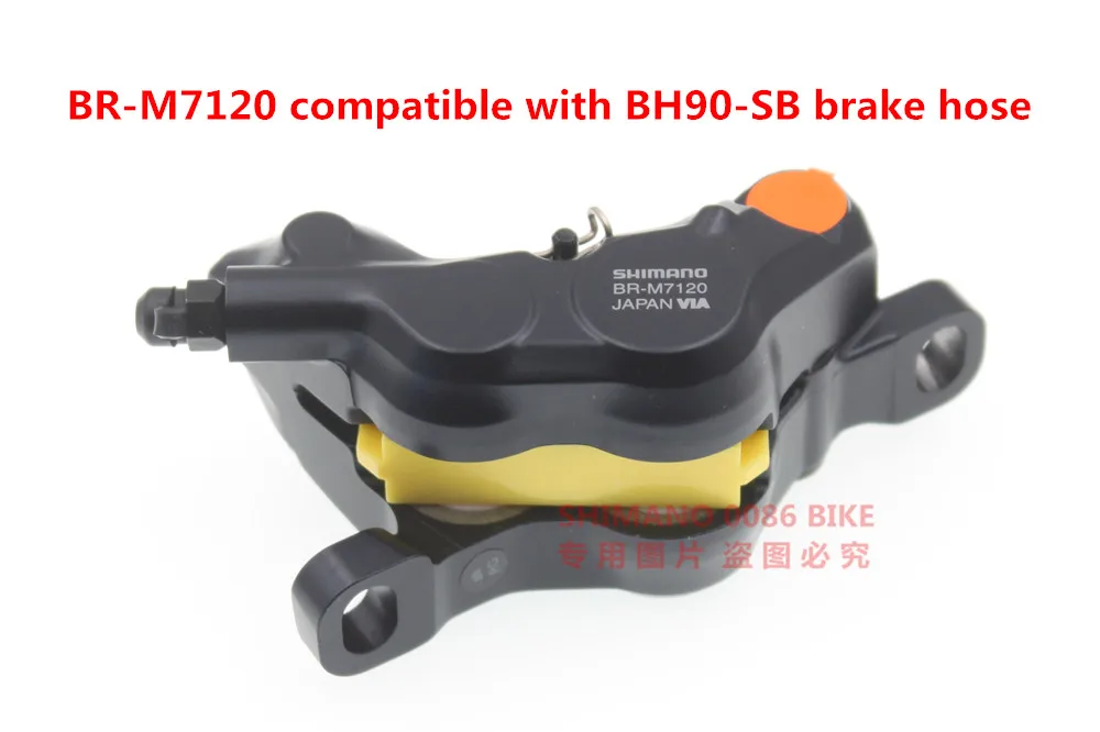Shimano горные велосипеды четырехпоршневой BR-M7120 суппорт Гидравлический дисковый тормоз SLX M7120 четыре поршневой тормозной суппорт