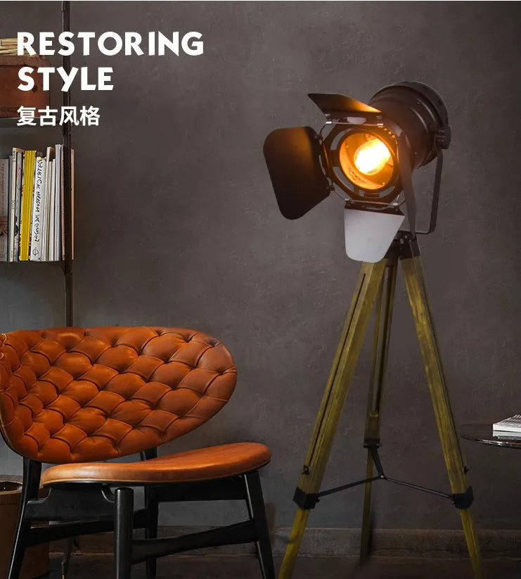 Напольная Лампа в скандинавском стиле комнатный светильник с треногой новейший