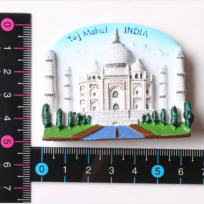 Индия 1 шт. искусственный Тадж Махал ароматерапия холодный фарфор 3D магниты на