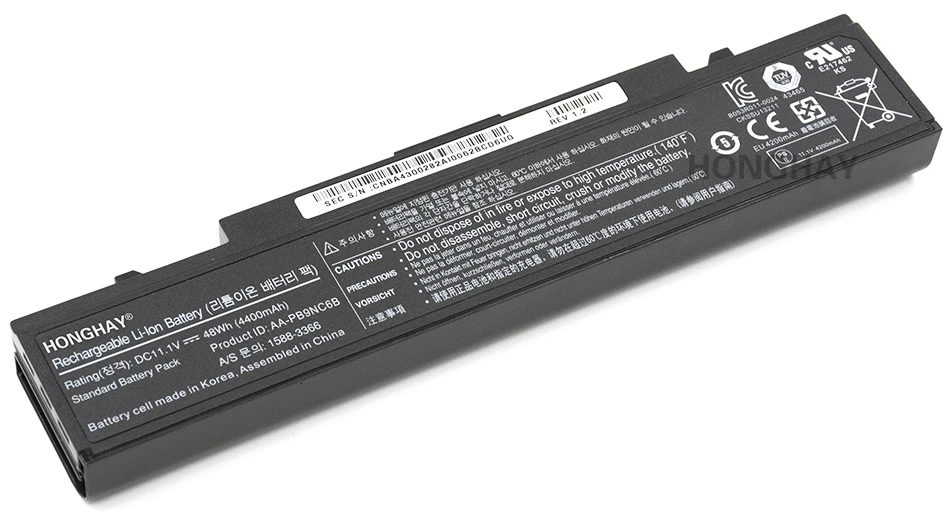 HONGHAY AA-PB9NC6B Аккумулятор для ноутбука Samsung PB9NS6B PB9NC6B R580 Q460 R468 R525 R429 300e4a RV511 R528 RV420 RV508 355v5c R428