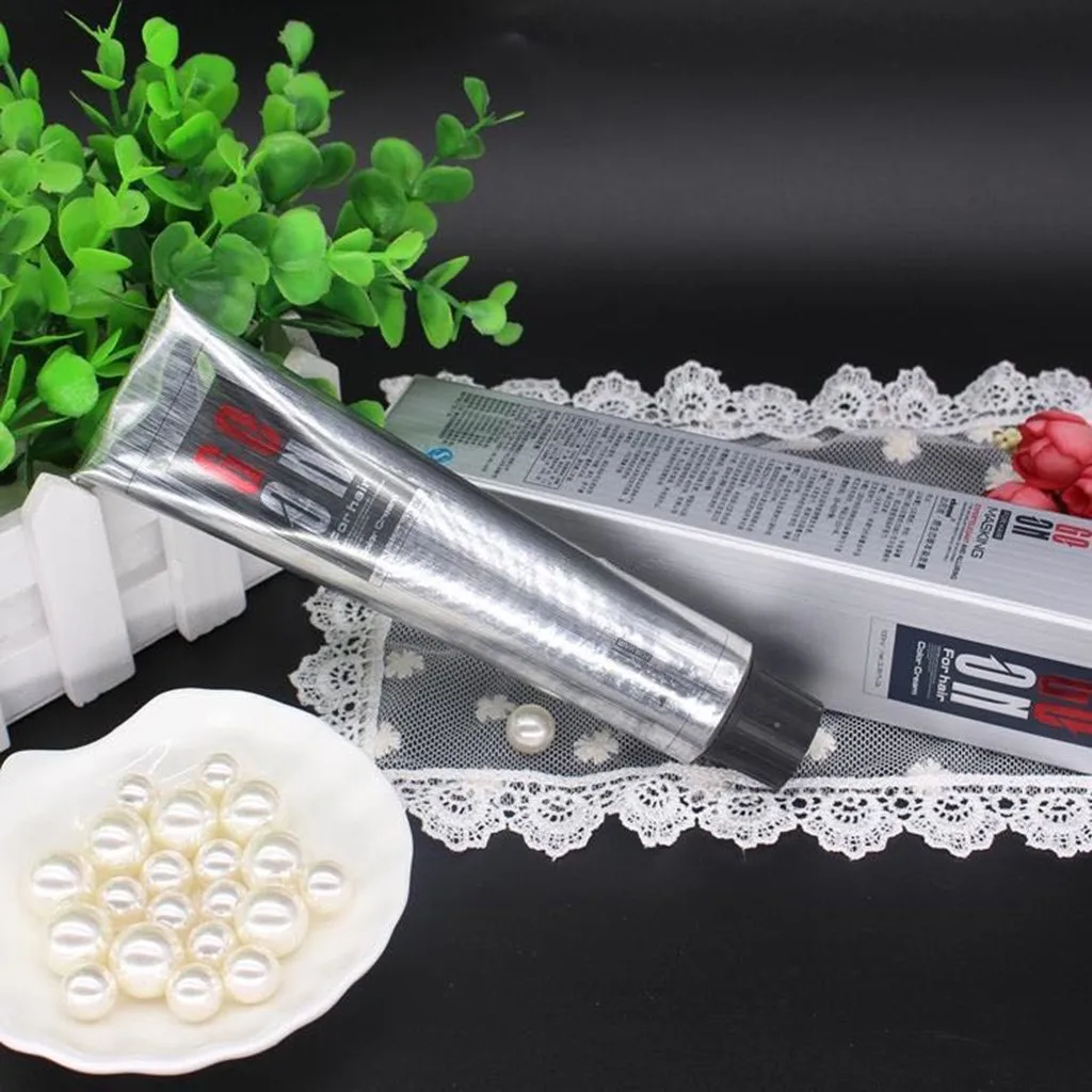 Мода крем для волос унисекс дымчато-серый в стиле панк укладки краска Цвет s