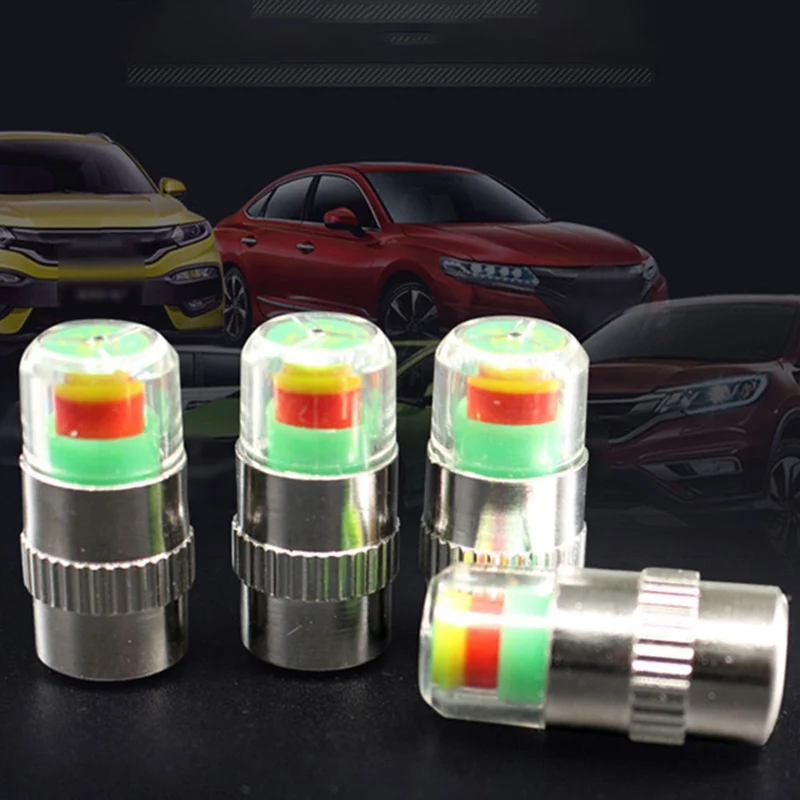 Колпачки клапанов для автомобильных шин, 4 шт., болт-в алюминиевом, устойчивом к краям автомобильных колес, ниппелей, клапанов, штока шин, колпачки для воздуха