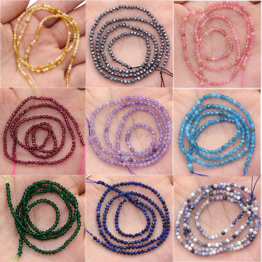 

Небольшие бусины из натурального камня, турмалиновый сапфир 2,3,4 мм, отдельные бусины россыпью для изготовления ювелирных изделий своими ру...