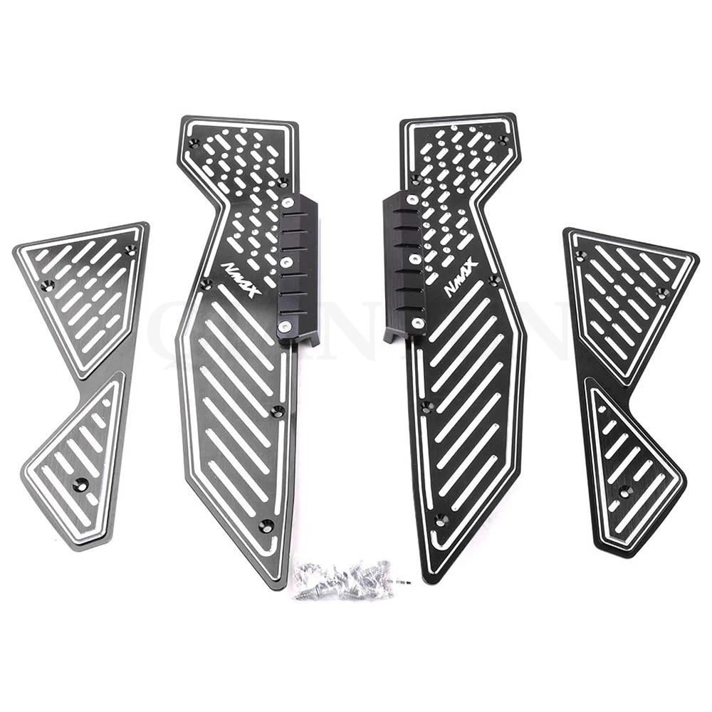 

For YAMAHA NMAX 155 125 150 N-MAX 155 125 150 Motorcycle Front & Rear Footrest Pedal Footboard Steps Foot Plate 2015-2017
