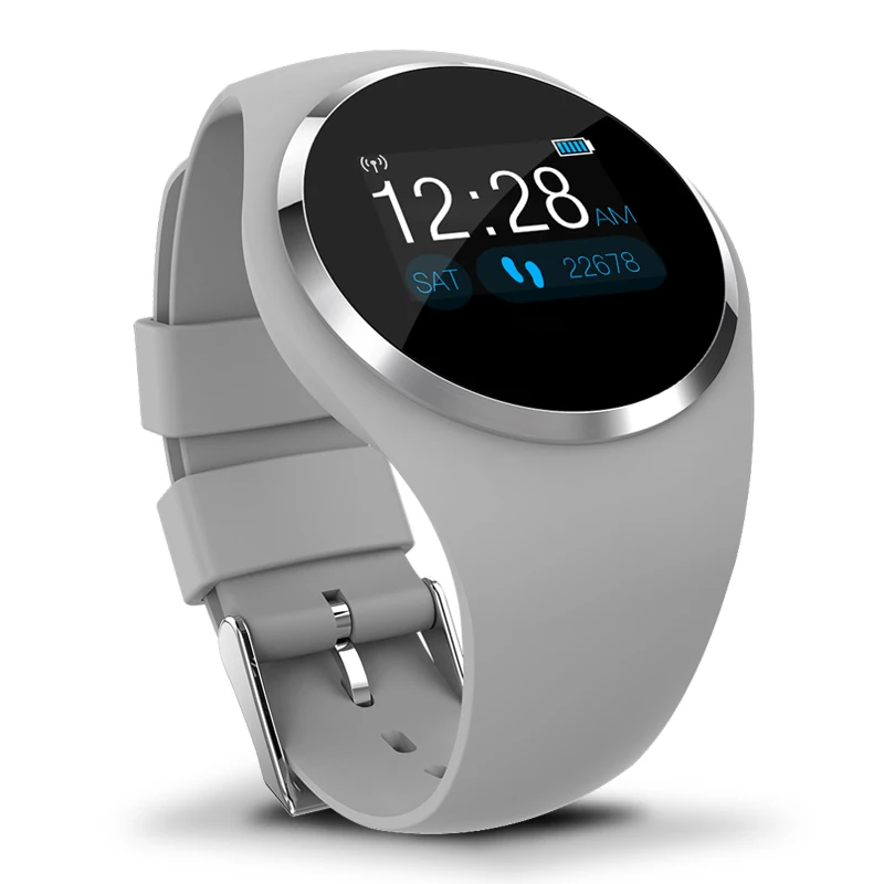 gray LIGE новые модные часы Smart Watch Для женщин физиологические напоминание о частоте пульса крови Давление монитор спортивные часы для IOS и Android - Цвет: gray