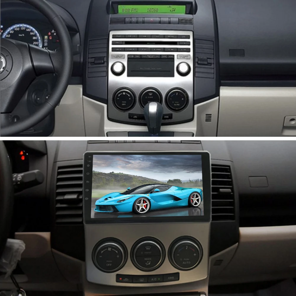 Sinosmart автомобильный радиоприемник с навигацией GPS для Mazda 5 Premacy 2004 2010 поддержка BOSE