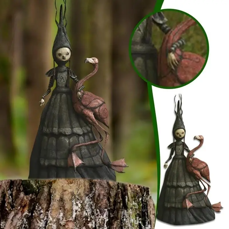 

Halloween Witch Statue Resin Griezelige Heks Sculpturen Tuin Decoratie Garden Statues for Home Patio Yard Lawn Porch Decoratie