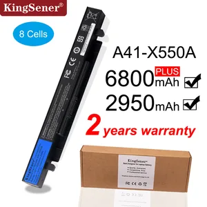 Корейский аккумулятор KingSener A41-X550A Аккумулятор для ноутбука ASUS, A41-X550, A41-X550A, X550, X550C, X550B, X550V, X450C, X450LA, X452, X452E, 2950 мА  ч