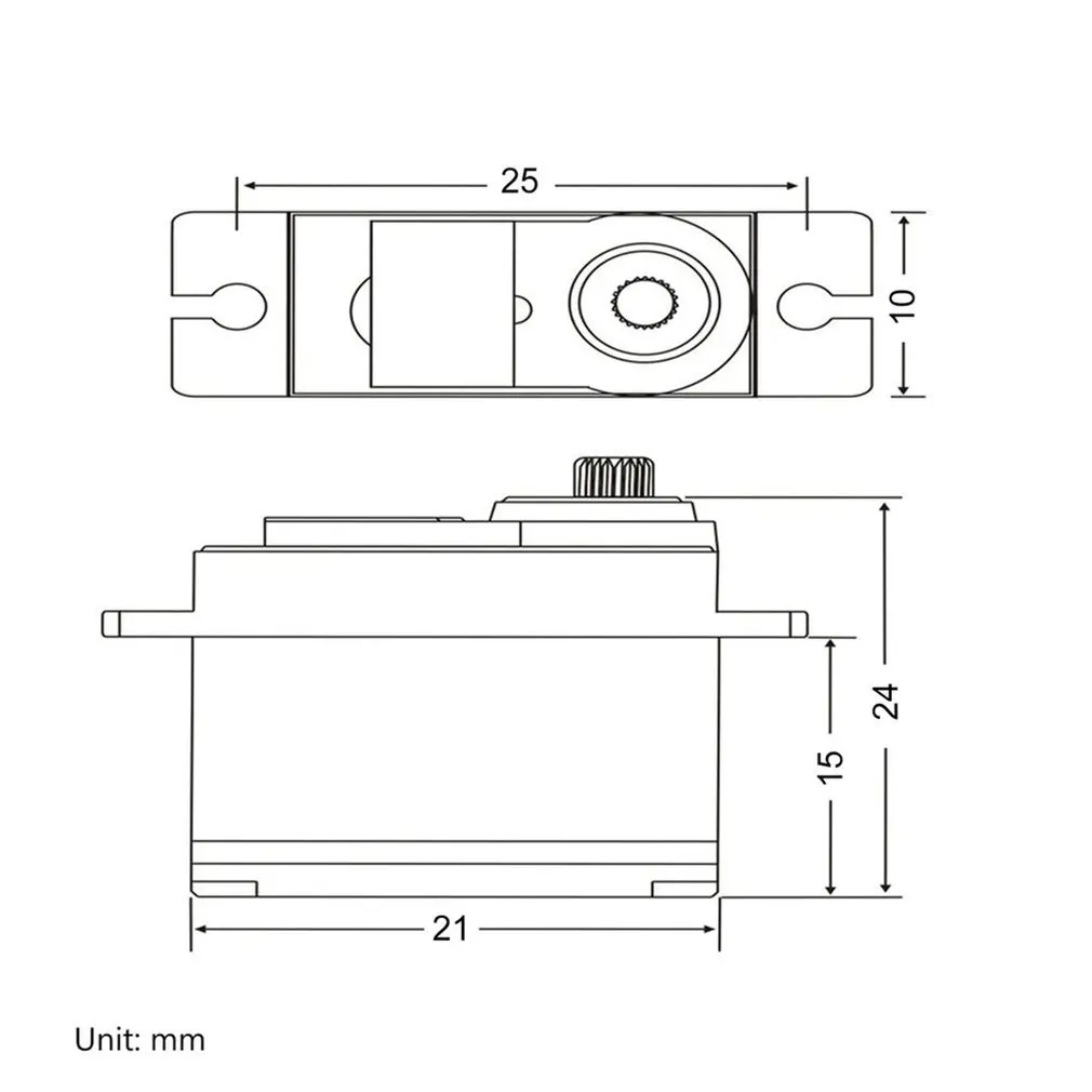 

7.5g Plastic Gear Analog Servo 4.8-6V Parts for Wltoys V950 RC Helicopter Airplane Part Replacement Accessaries HOT!