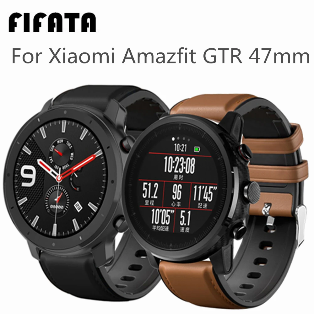 Ремешок силиконовый для смарт часов Xiaomi Huami Amazfit GTR 47 мм/GTR 2/Stratos 3/Huawei GT 46 мм/GT 2 мм 22