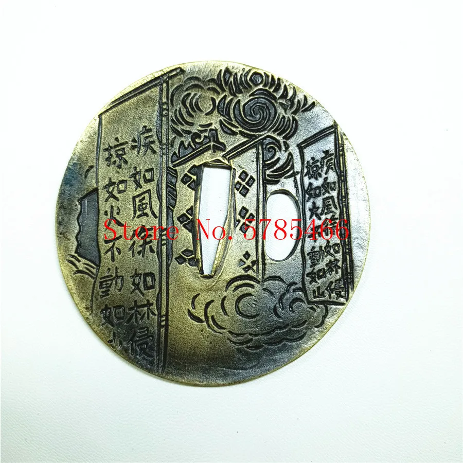 A Set Japanese Samurai Sword Hand Guard for Katana/Wakizashi/Tanto Accessory Tsuba+Menuki+Fuchi+Kashira+Handle+Habaki+Seppa | Дом и сад