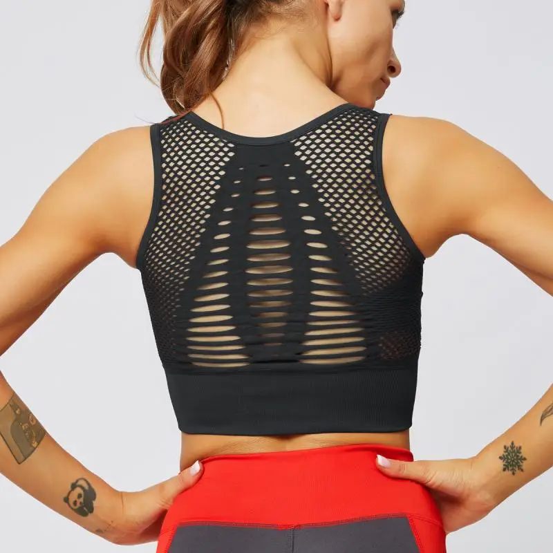 Бюстгальтер пуш-ап Женский спортивный противоударный дышащий | Бюстгальтеры