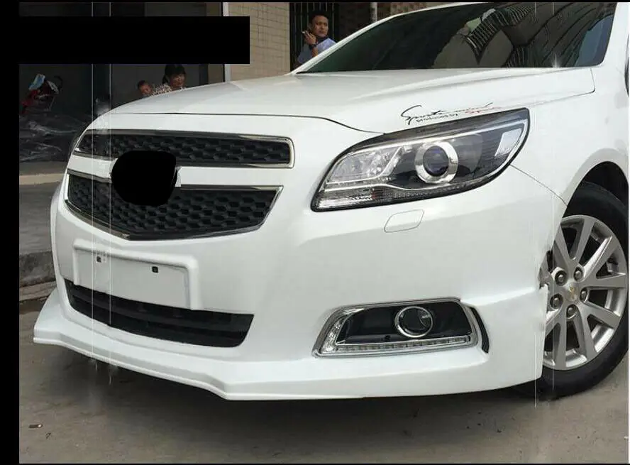 Передний бампер объемный защитный праймер Накладка для Chevrolet Malibu 2012