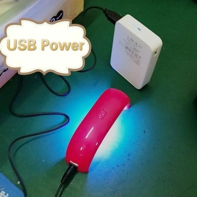 

Mini UV Light Nail Dryer High Quality LED Lights Women Fashion Art Tools 8 Colors Portable Polish USB Nail Art Tools Kits Ki