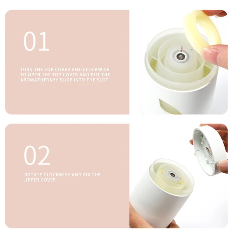 

USB Aromatherapy Humidifier Diffuser Micromolecular Humidifier for Home Office Car Negative Ion Deformaldehyde Purifier