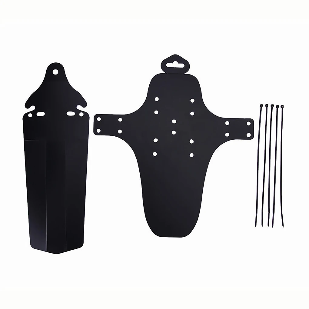 

MTB Road Mountain Bike Mud Flaps Bicycle Fenders Black Solid Cycling Wings Front/Rear Bicycle Mudguard Bike Fenders Accessories