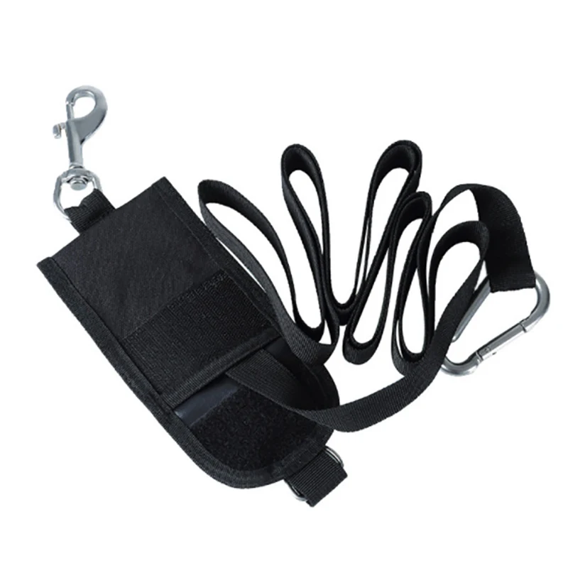

Diving Rope 220 CM Technical Diving Throw Bag Safety Divers Buddy Line Backplate Hanging Strap with Stainless Steel Hook