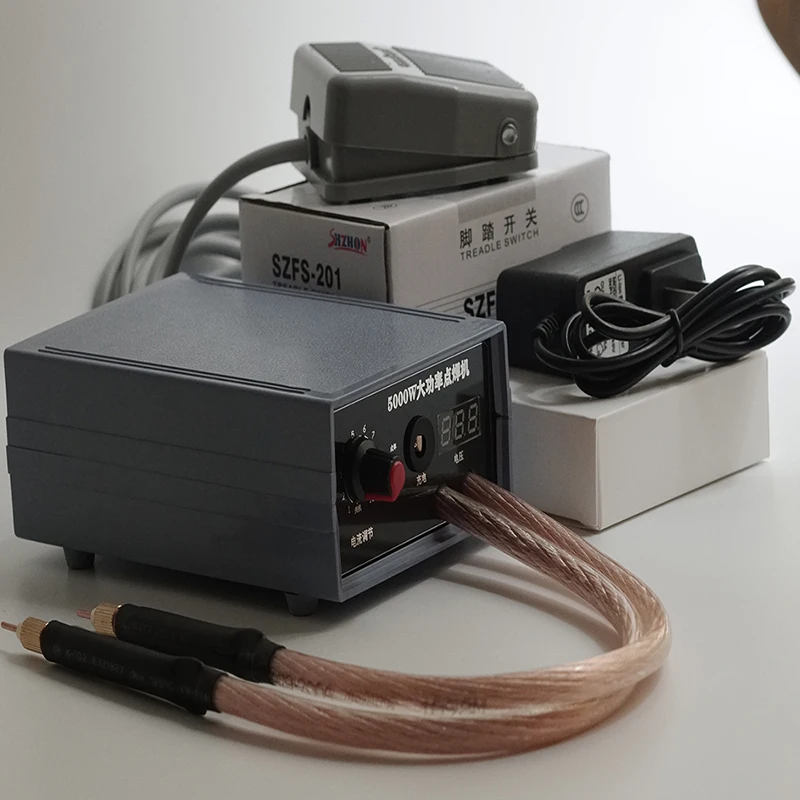 

18650 Battery Various Welding Portable Diy Mini Spot Welding Portable Adjustabl Spot Welding Machine 5000W Welding Power Supply