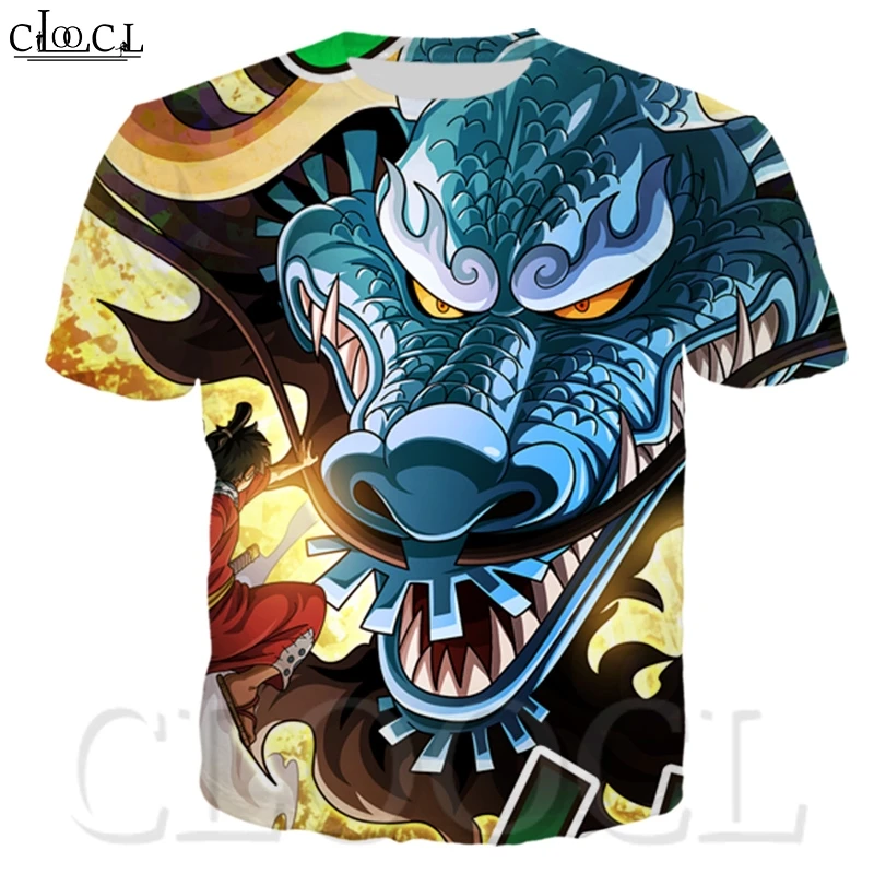 CLOOCL One Piece Аниме косплей 3D печать мужская и женская футболка с коротким рукавом