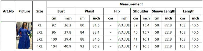 

Single-breasted Denim Dress African Plus Size Women's Lapel Long Sleeves With Belt High-Quality Fashionable Denim Dress 2021 New