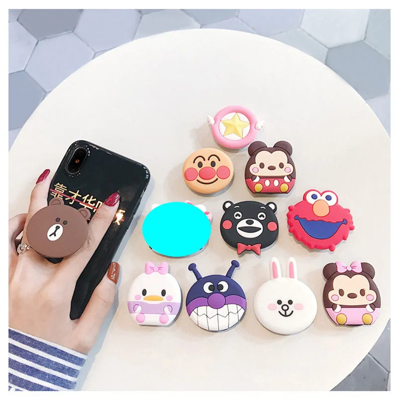 Wangcangli Универсальный держатель для мобильного телефона милый 3D животное подушка