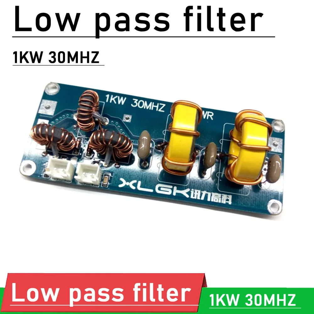 

1KW 30MHZ LPF SWR short wave low pass Filter Board HF LPF standing wave f/ FM transmitter SSB CW HF RF amplifier Ham Radio