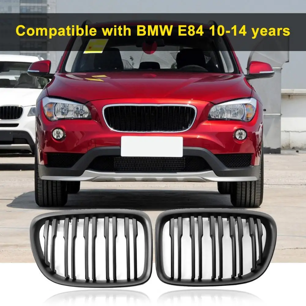 

2Pcs Sturdy Perfect Matching Car Kidney Grill 51112993307 51117347669 51117347670 Portable Car Grille Perfect Matching
