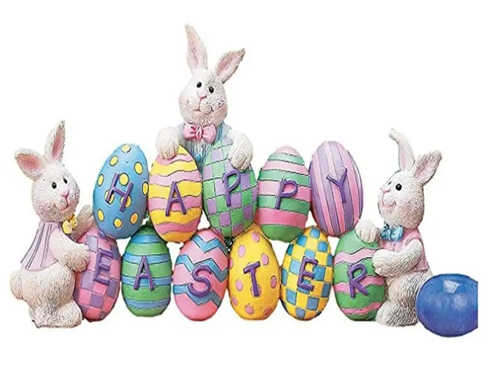 

2 Pcs Easter Tree Decorations Acrylic Hanging Ornaments Home Party Decoration Easter Party