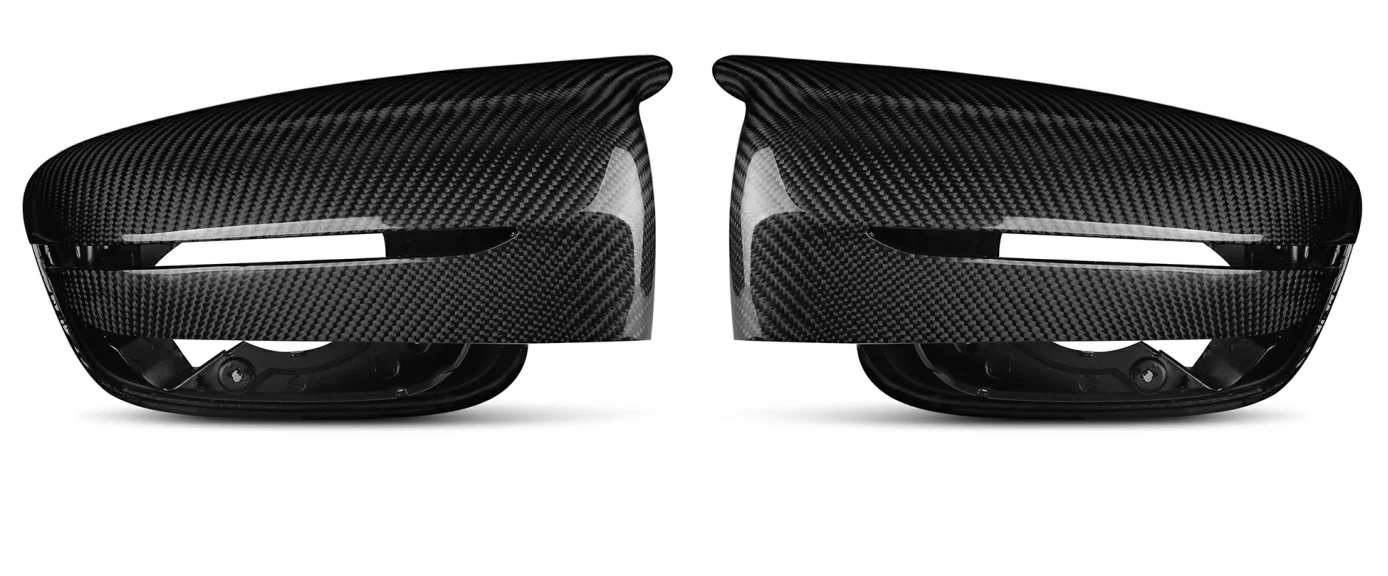 For BMW 5 Series G30 G38 6 Series GT G32 7 Series G11 G12 17 18 19 F90 M5 Style Replacement Carbon Fiber Side Mirror Cover LHD images - 6